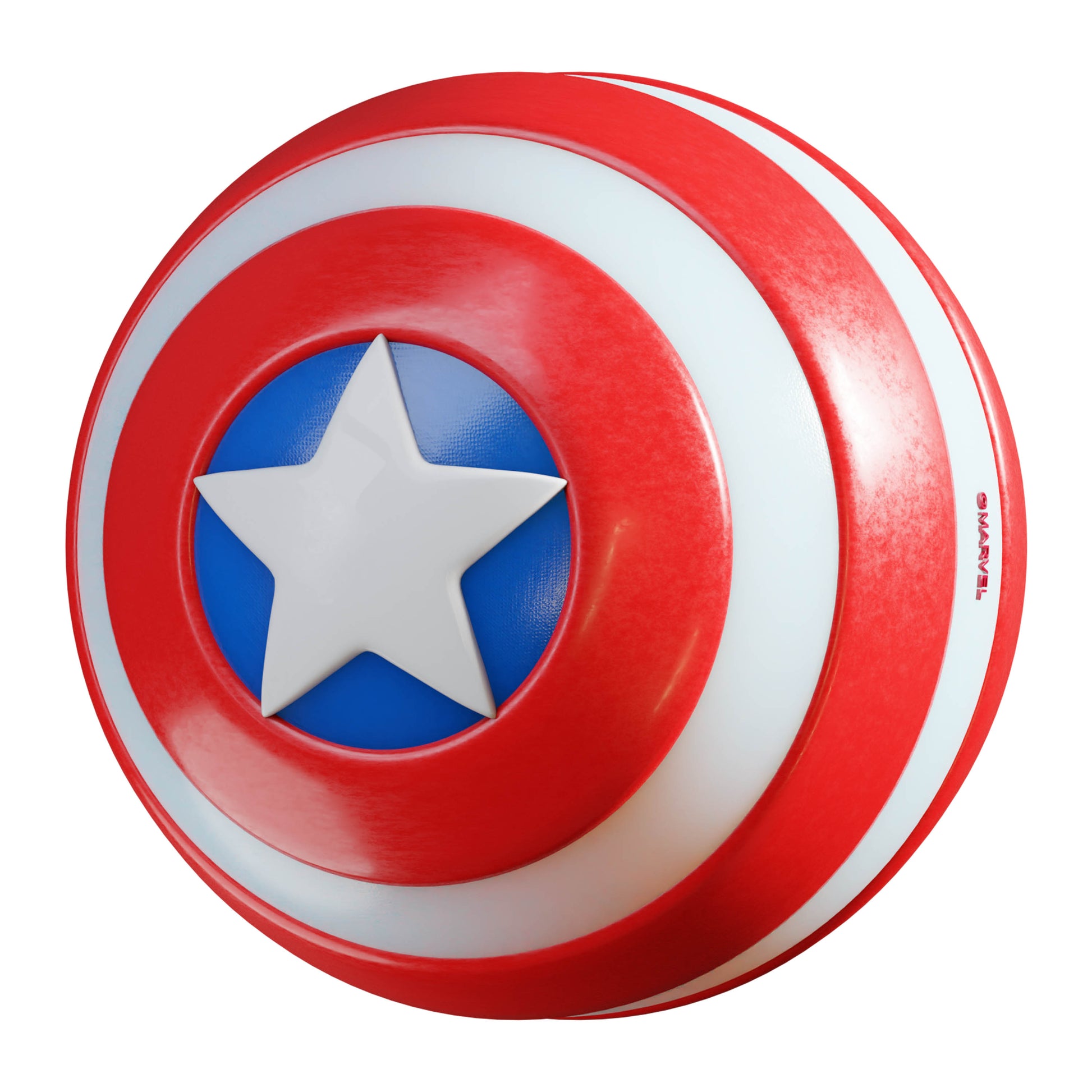 Marvel- Super Bouncerz  Asst.4- Cdu Vertical 12 Pcs - Captain America-4