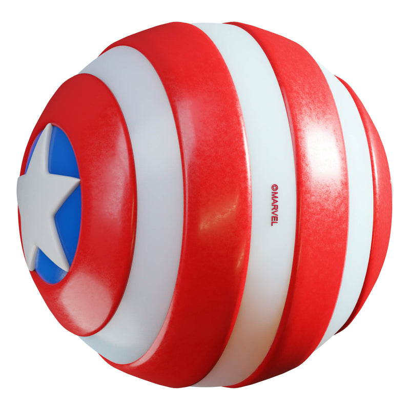 Marvel- Super Bouncerz  Asst.4- Cdu Vertical 12 Pcs - Captain America-5