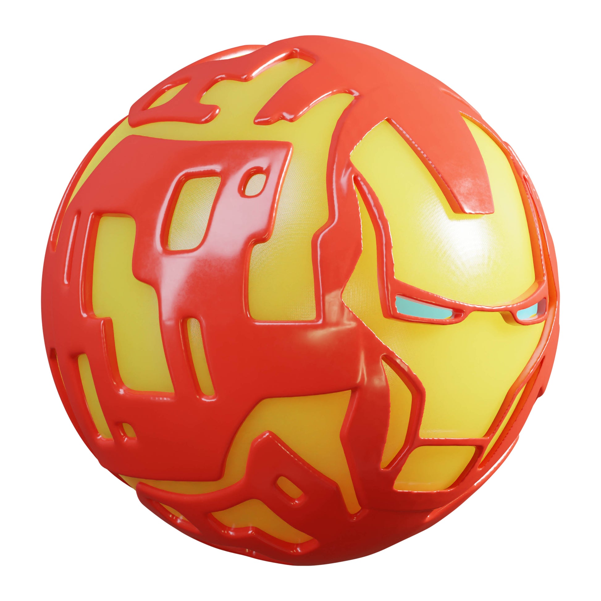 Marvel- Super Bouncerz  Asst.4- Cdu Vertical 12 Pcs - Iron Man-6