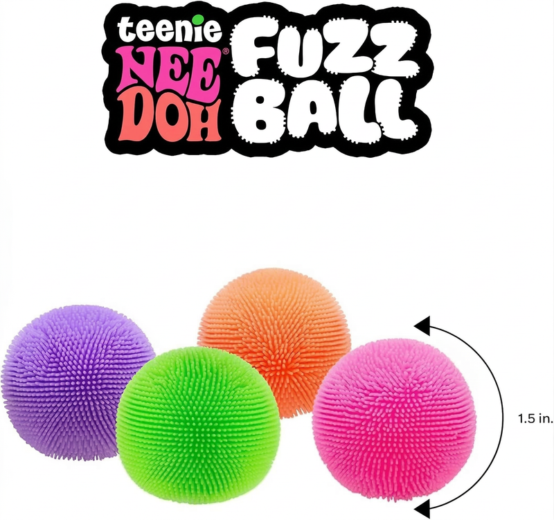 Needoh Fuzz Ball Teenie  Multi-Pack-6