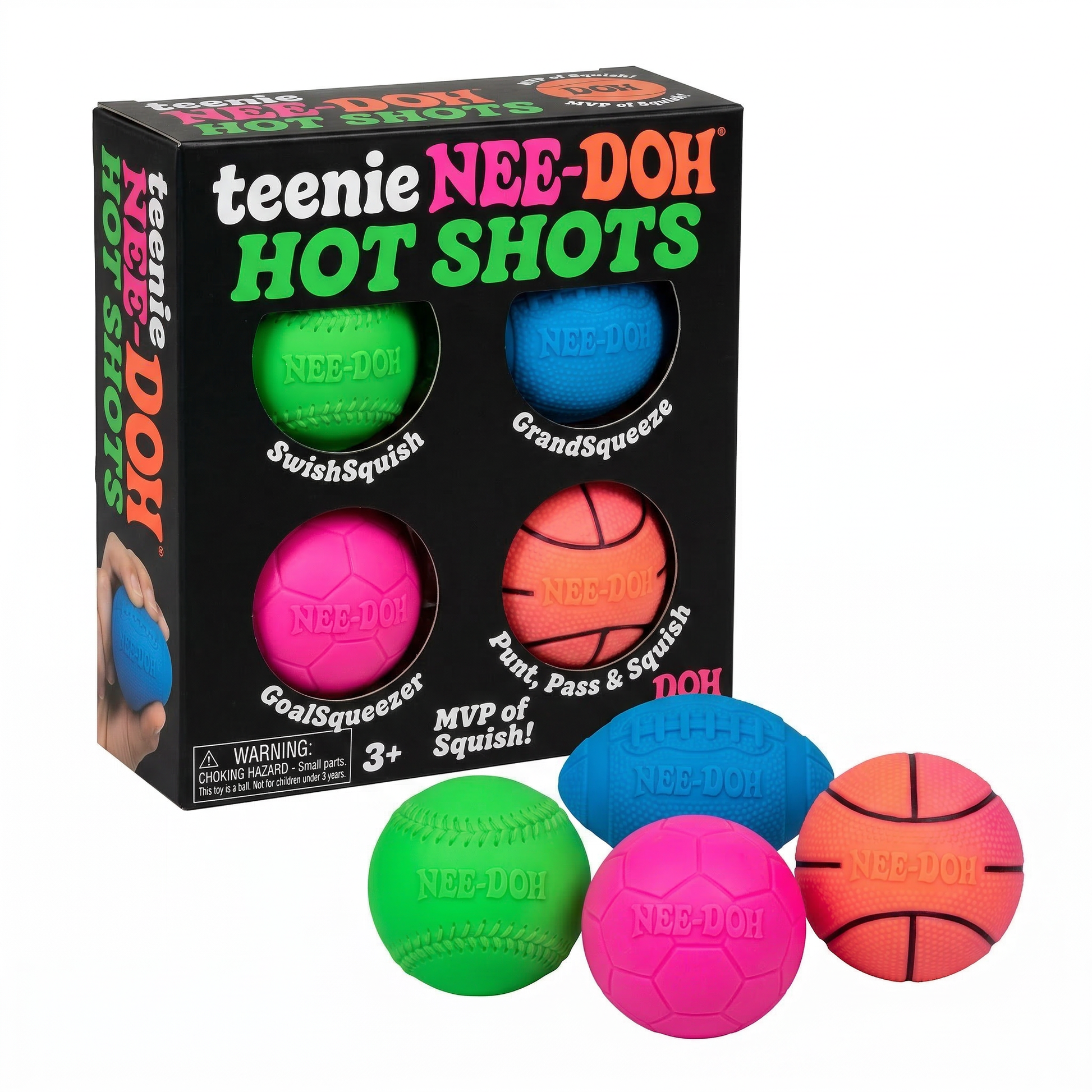 Needoh Hot Shots Teenie  Multi-Pack-4
