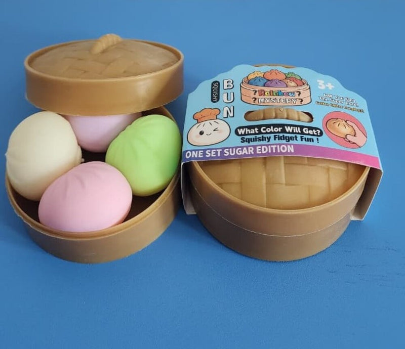 4 in a Box Squishy Dumpling (Assorted 4 Colours in a box)-6