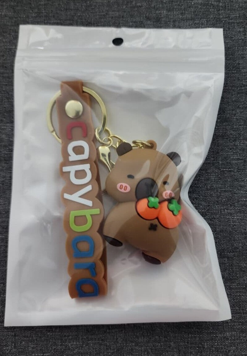 Kawaii Teddy Bear Tomato - Bag Charm with Wrist Strap Keychain