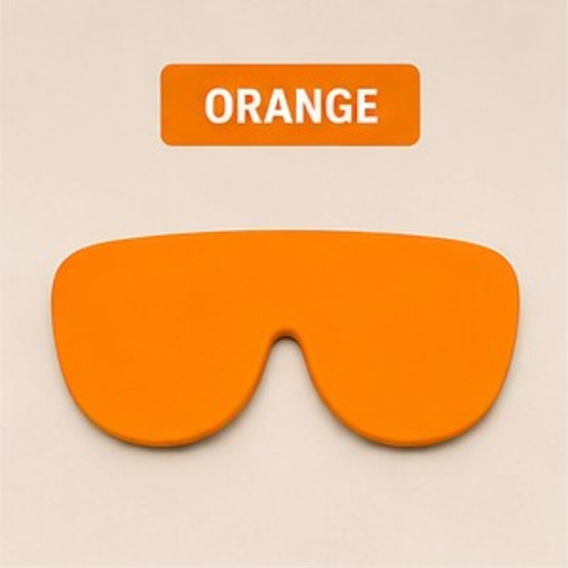 Silicon Glass Lens Protective Cover, Suitable For Glass Lens Protection & Storage Orange-3