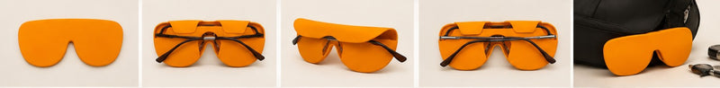Silicon Glass Lens Protective Cover, Suitable For Glass Lens Protection & Storage Orange-8