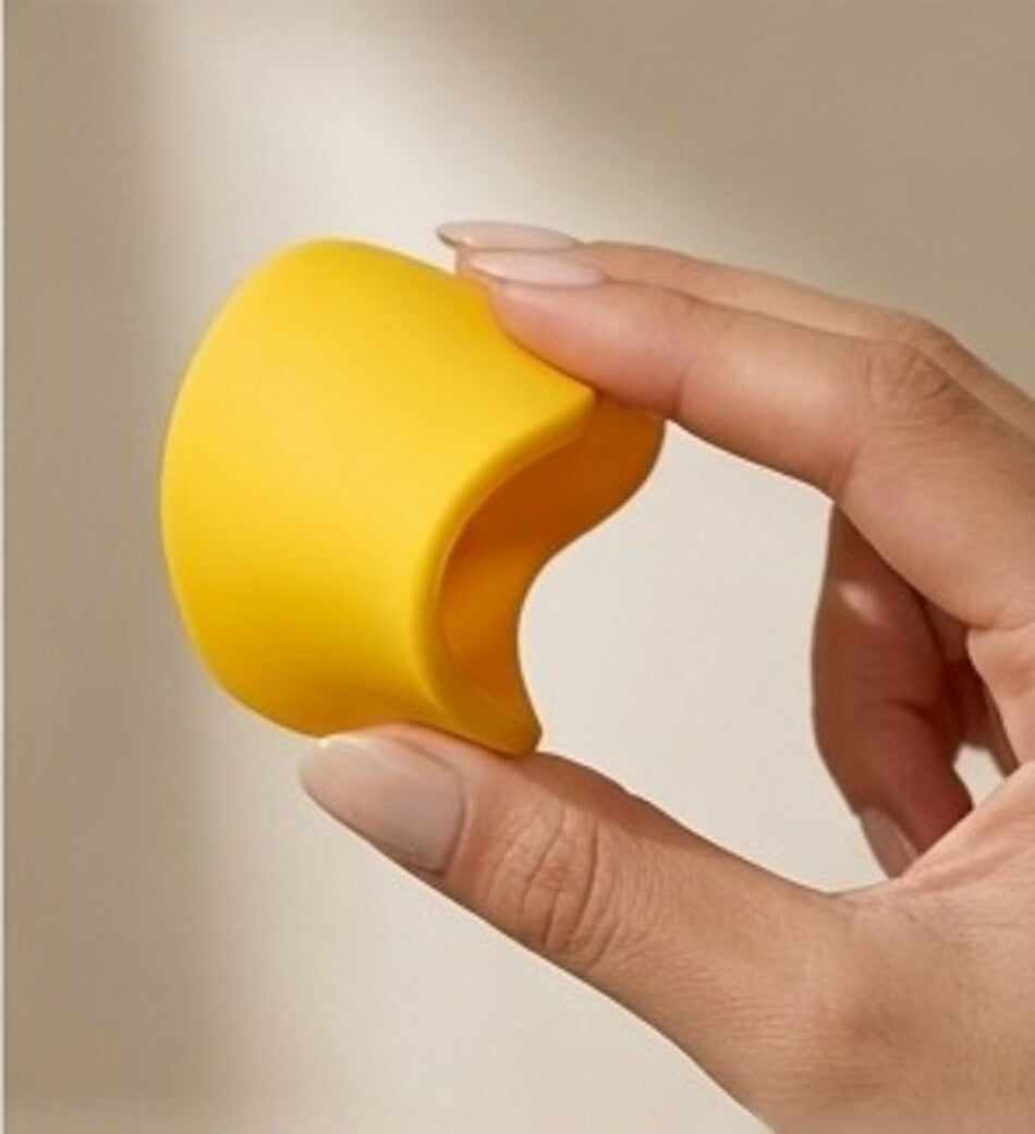 Silicon Glass Lens Protective Cover, Suitable For Glass Lens Protection & Storage Yellow-9