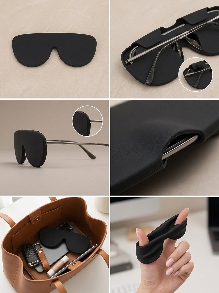Silicon Glass Lens Protective Cover, Suitable For Glass Lens Protection & Storage Black-2