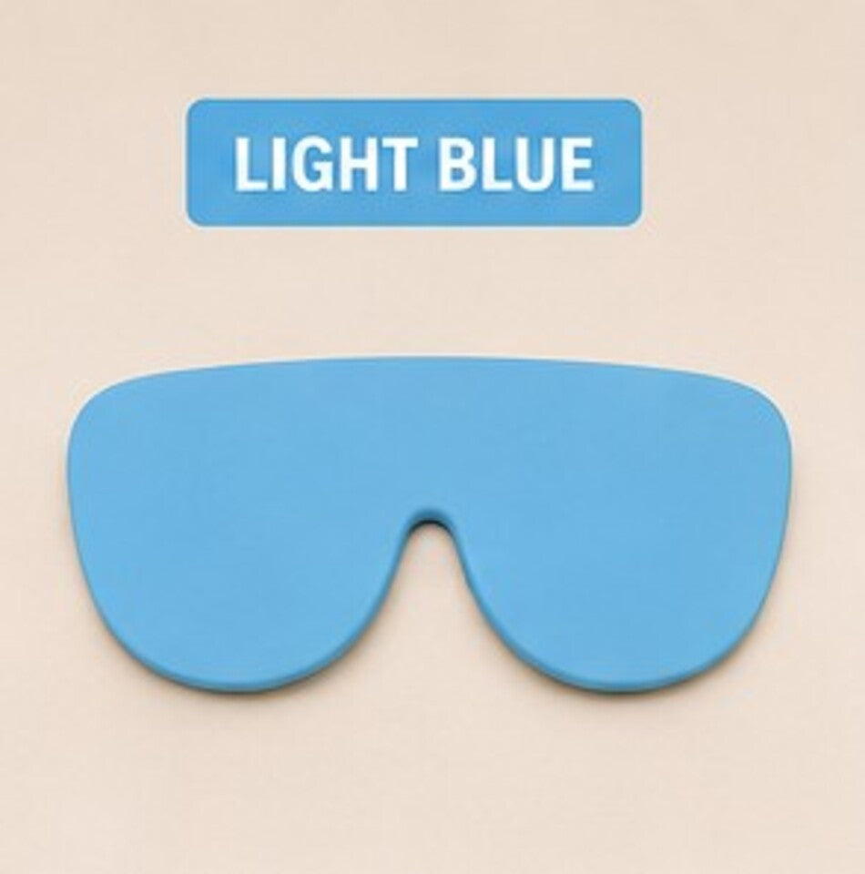 Silicon Glass Lens Protective Cover, Suitable For Glass Lens Protection & Storage Light Blue-3