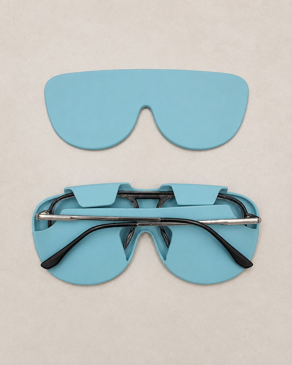 Silicon Glass Lens Protective Cover, Suitable For Glass Lens Protection & Storage Light Blue-1