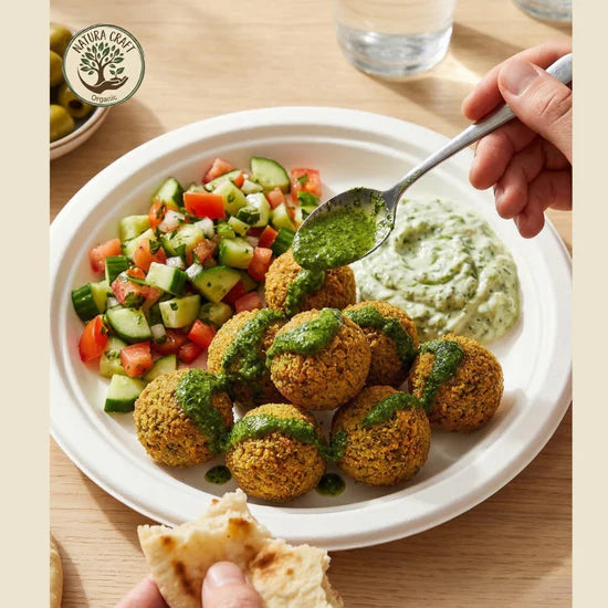 Bagasse Disposable Round Plates - 12 inch (50 pcs)