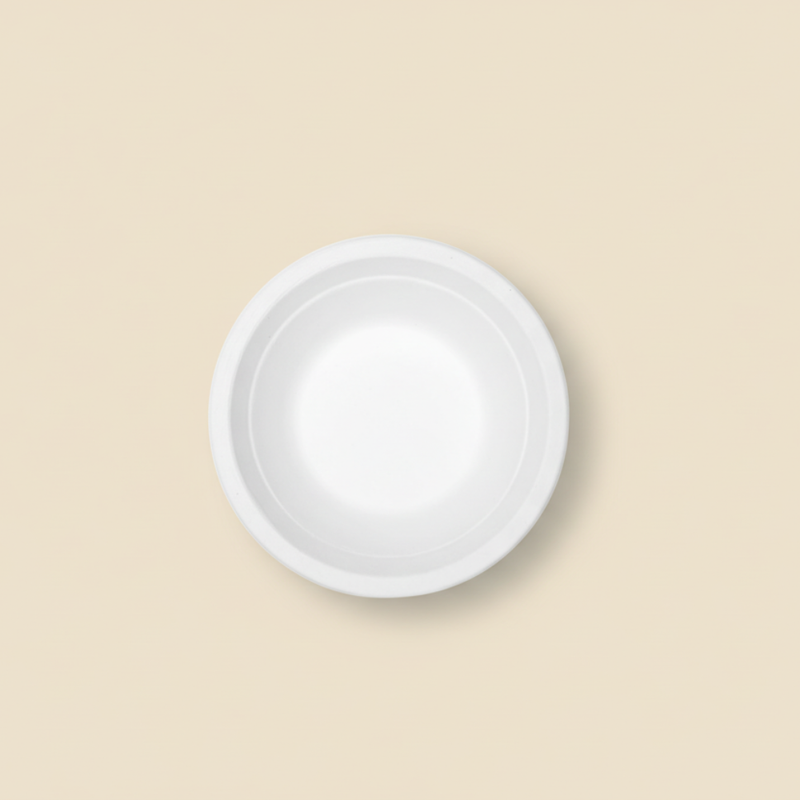 Bagasse Disposable Bowls - 6oz (25 Pcs)-4