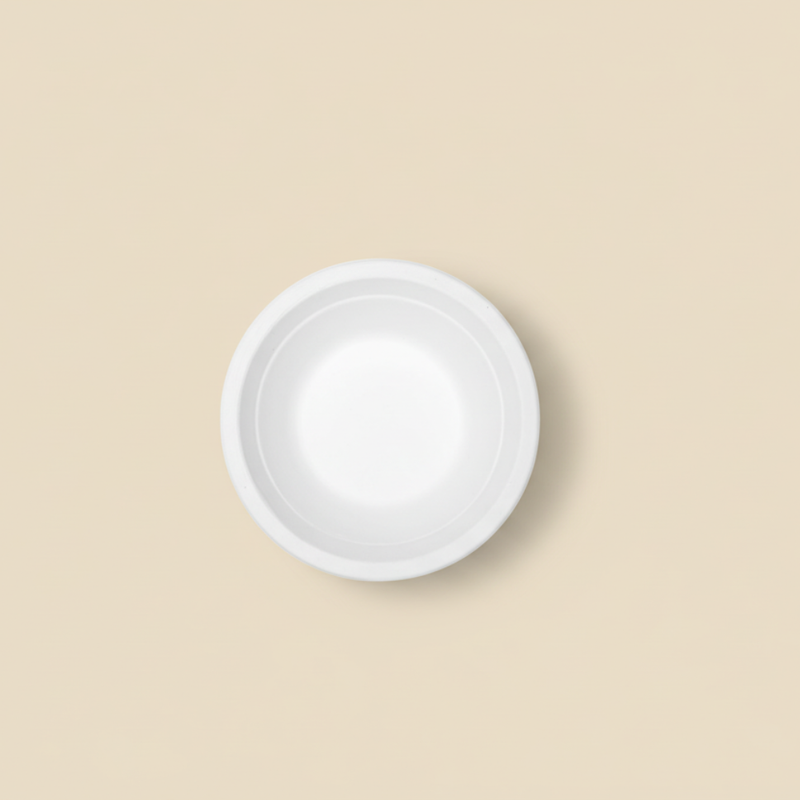 Bagasse Disposable Bowls - 8oz (25 Pcs)-2