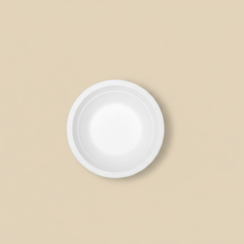 Bagasse Disposable Bowls - 12oz (25 Pcs)-2