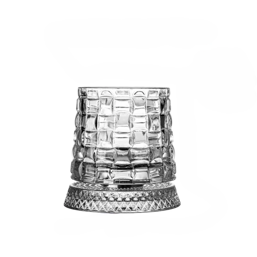 Swriling 360 Degree Glass - Woven + 1 Coaster + 1 Gliwing Cube-3