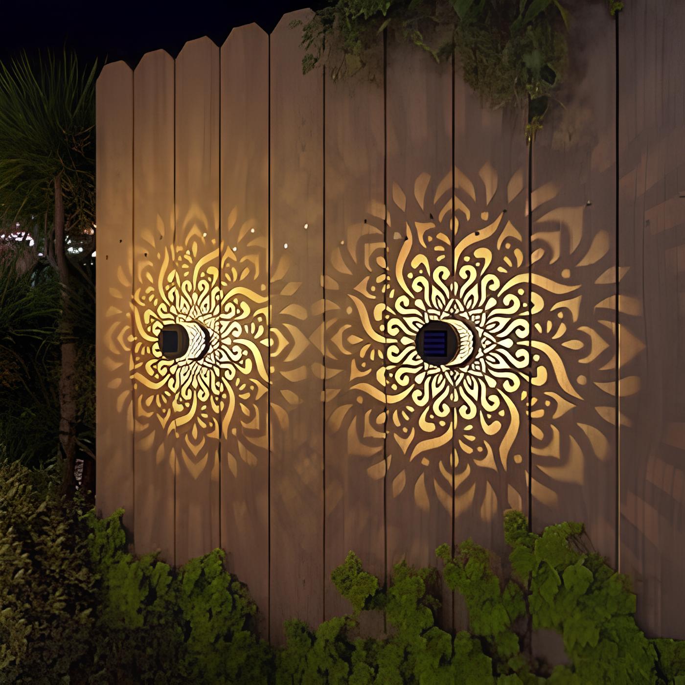 Yellow Colour Solar Mandela Garden Light-2
