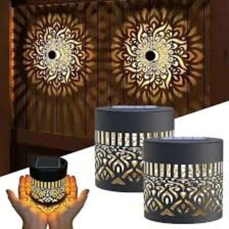 Yellow Colour Solar Mandela Garden Light-3