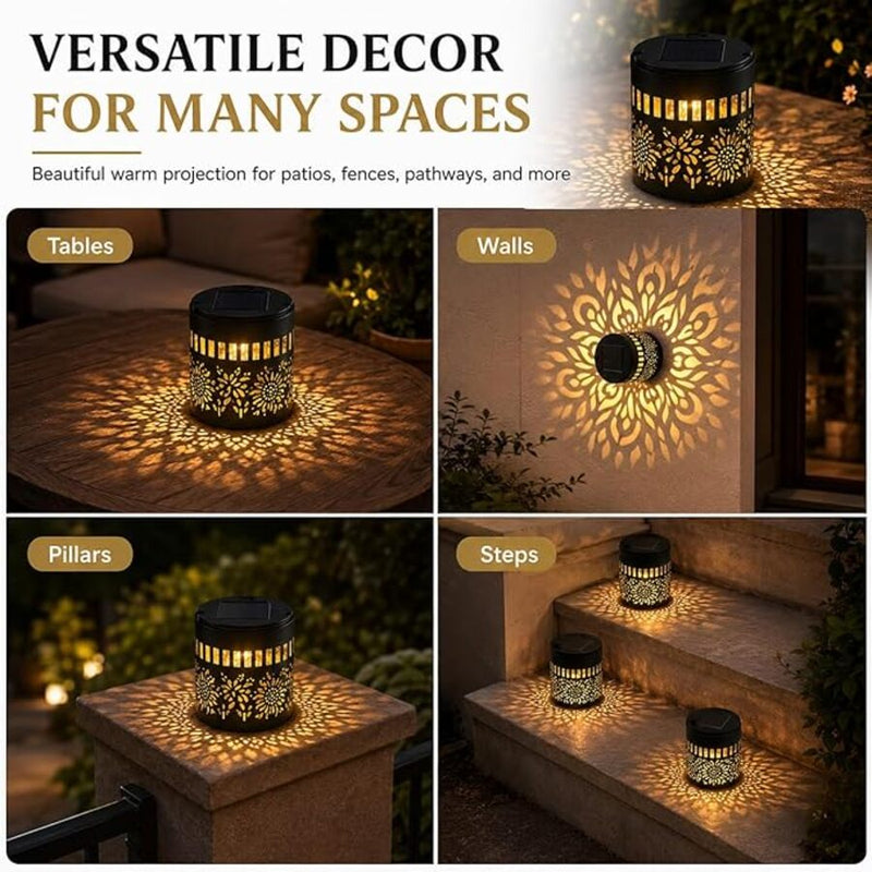 Yellow Colour Solar Mandela Garden Light-6