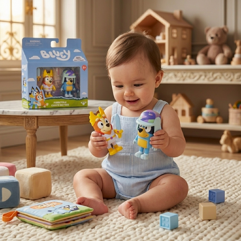 Bluey S12 Figure 2Pack- Fairy Tale-2