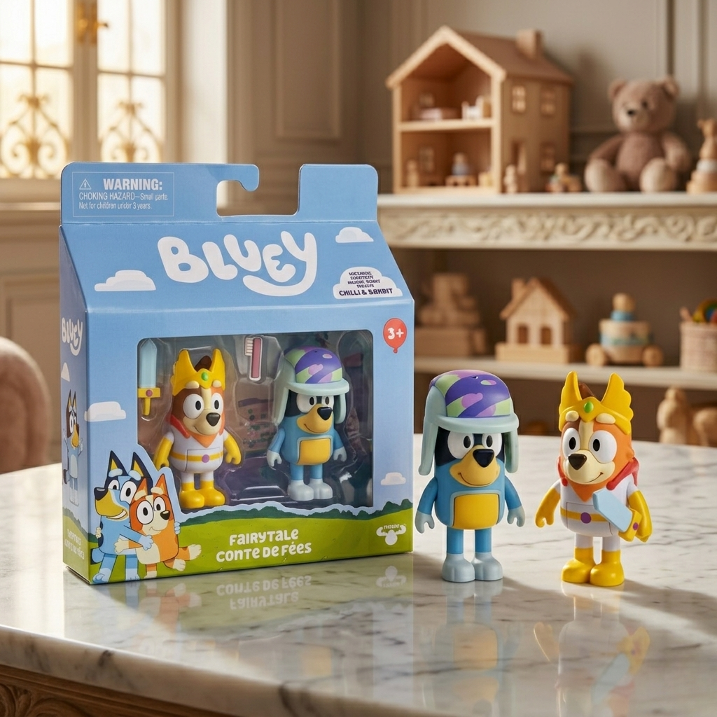 Bluey S12 Figure 2Pack- Fairy Tale-1