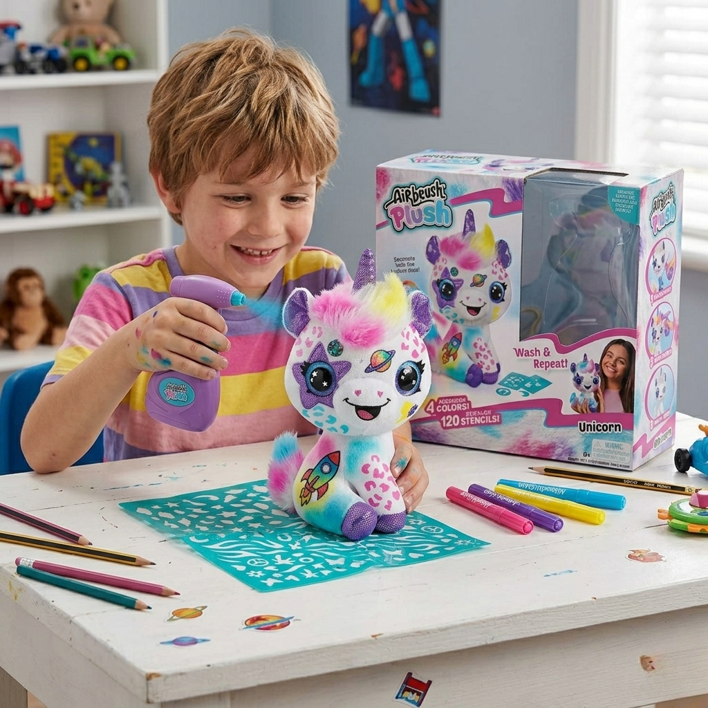 Airbrush Plush - Unicorn