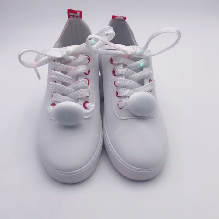 Glowing LED Shoe Lace RGB Colour - Flashing LED Shoelace with 3 Modes of Flasing Light for all.-4