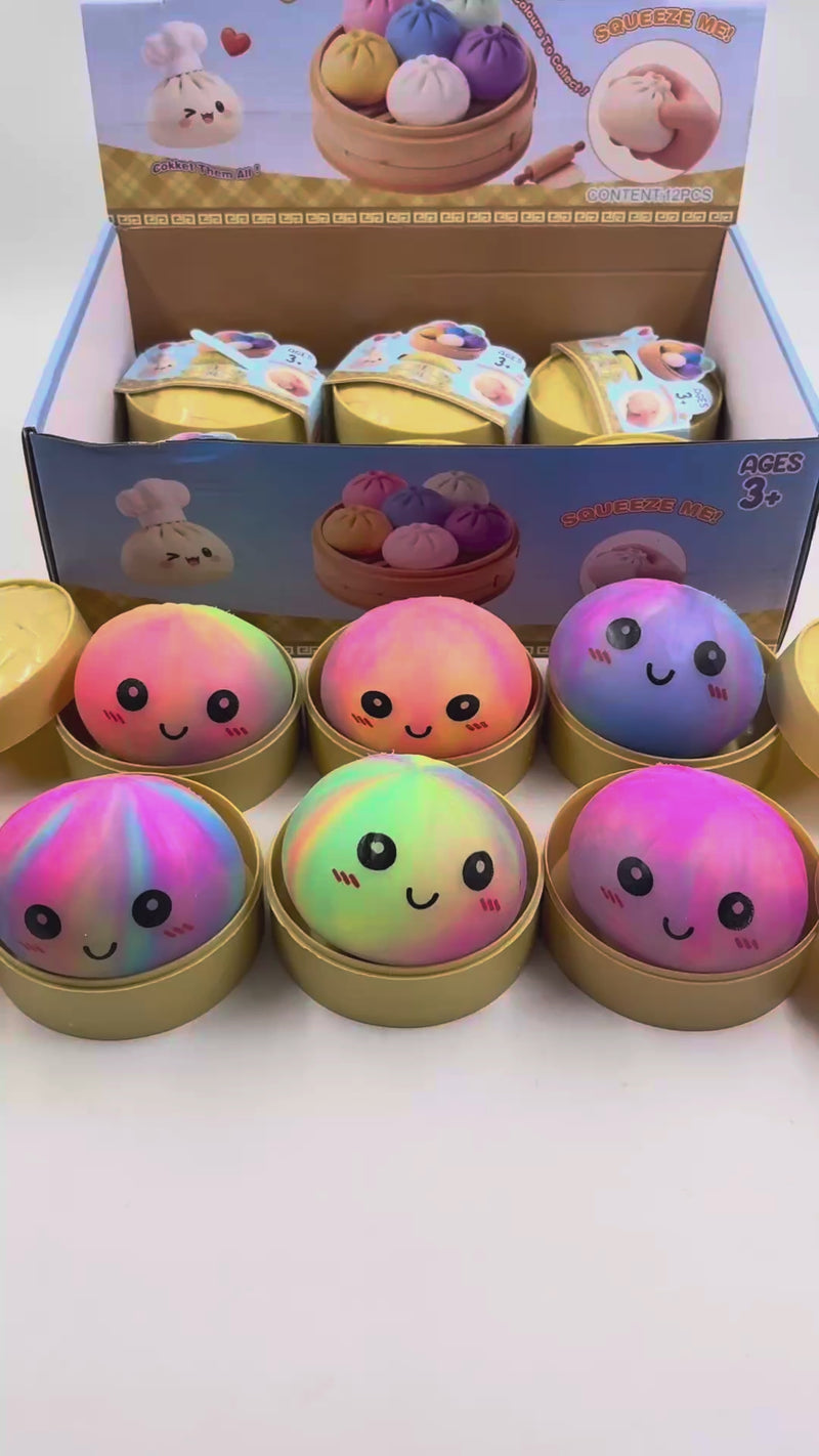 Rainbow Powder 8.5cm Squishy Dumlping-3