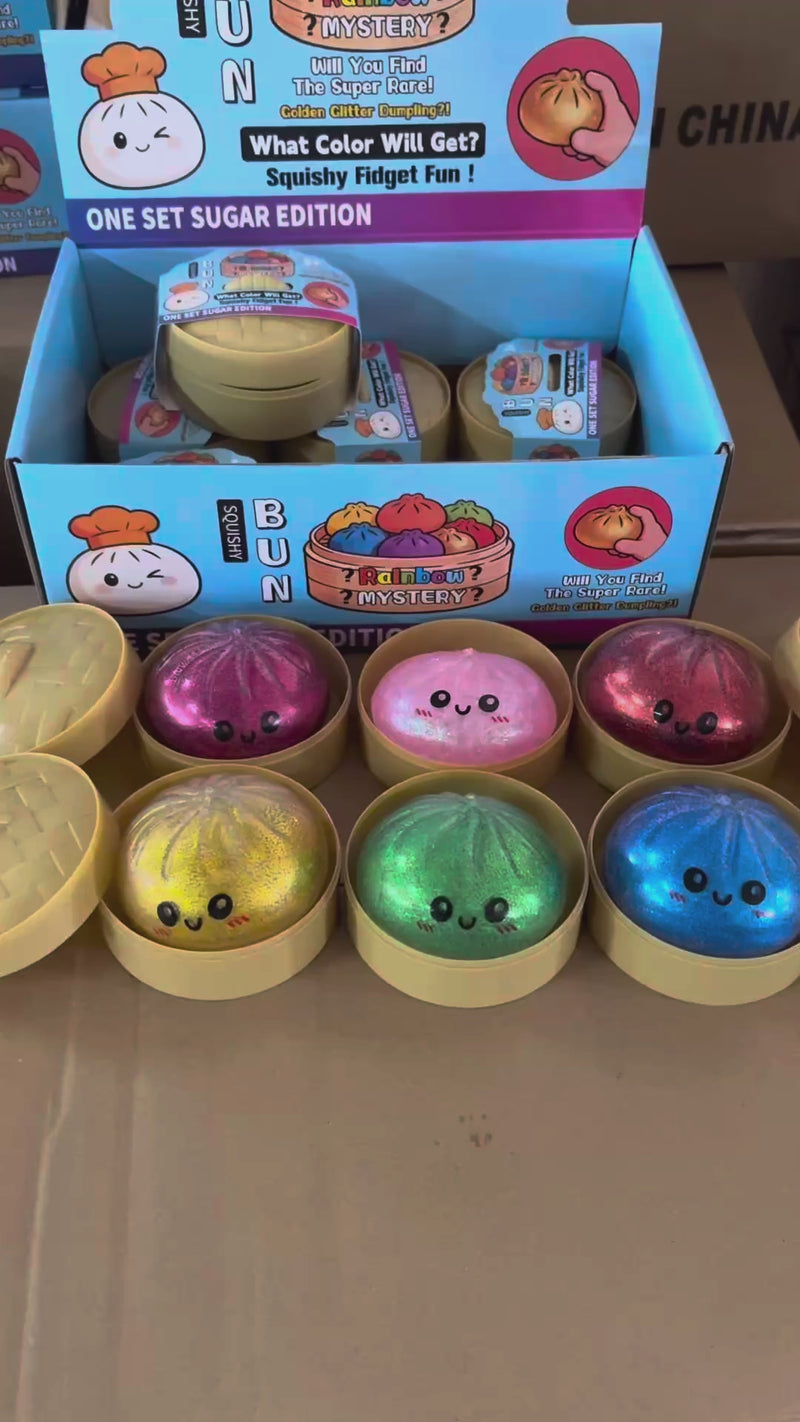 Glittery Gel 8.5cm Squishy Dumlping-3
