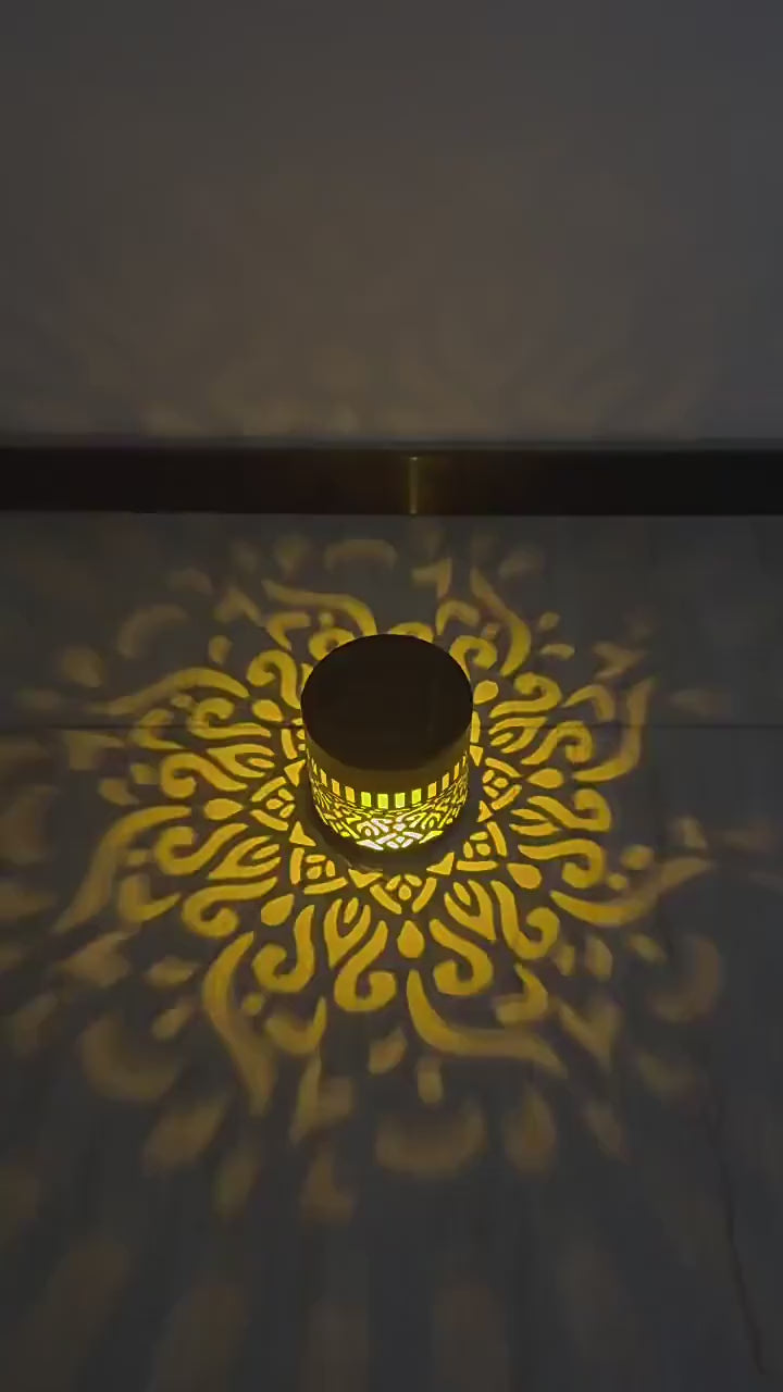 Yellow Colour Solar Mandela Garden Light-2