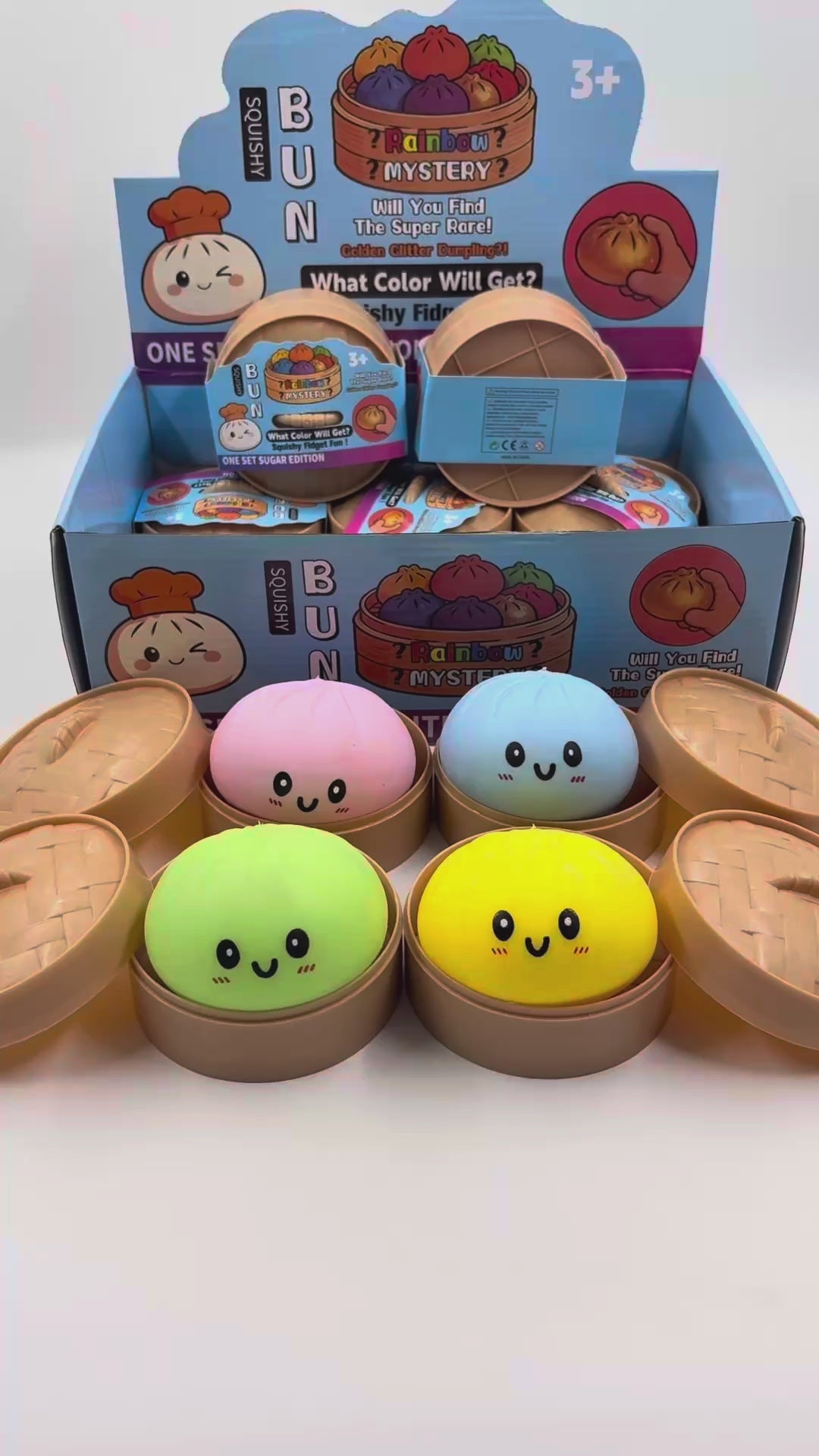 Plain Powder 8.5cm Squishy Dumlping-3