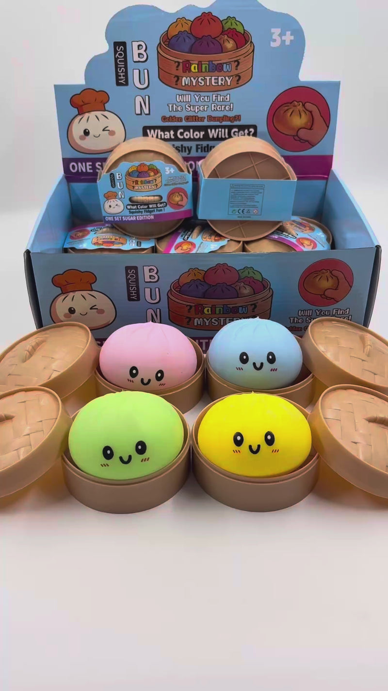 Plain Powder 8.5cm Squishy Dumlping-3