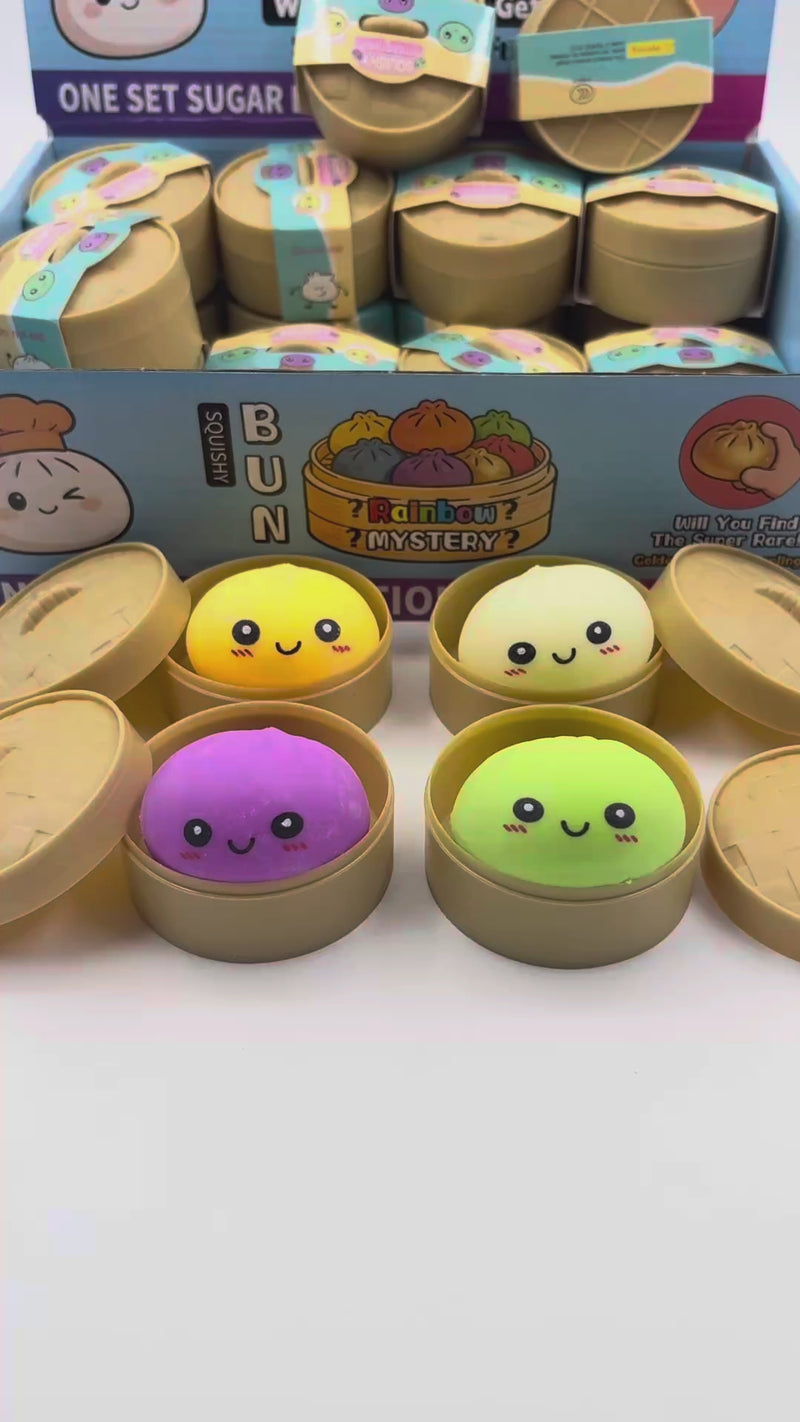 Plain Powder 5cm Squishy Dumlping-3
