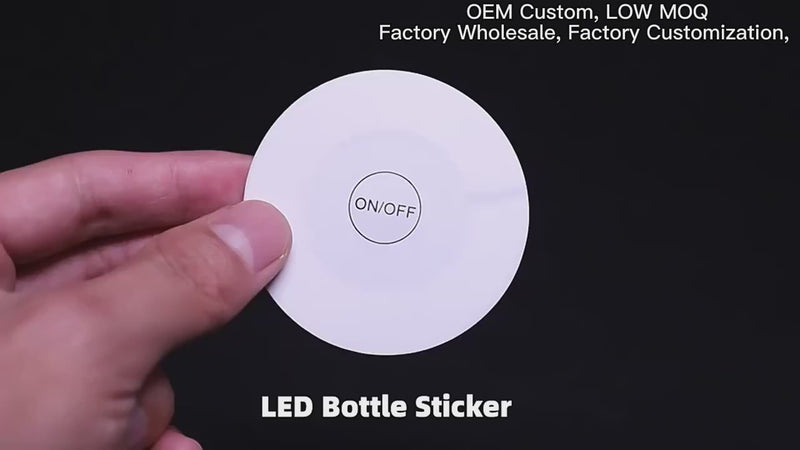 LED Light Up Coaster for Glass / Tumbler / Bottle - RGB 7 in One 10pc Set-2