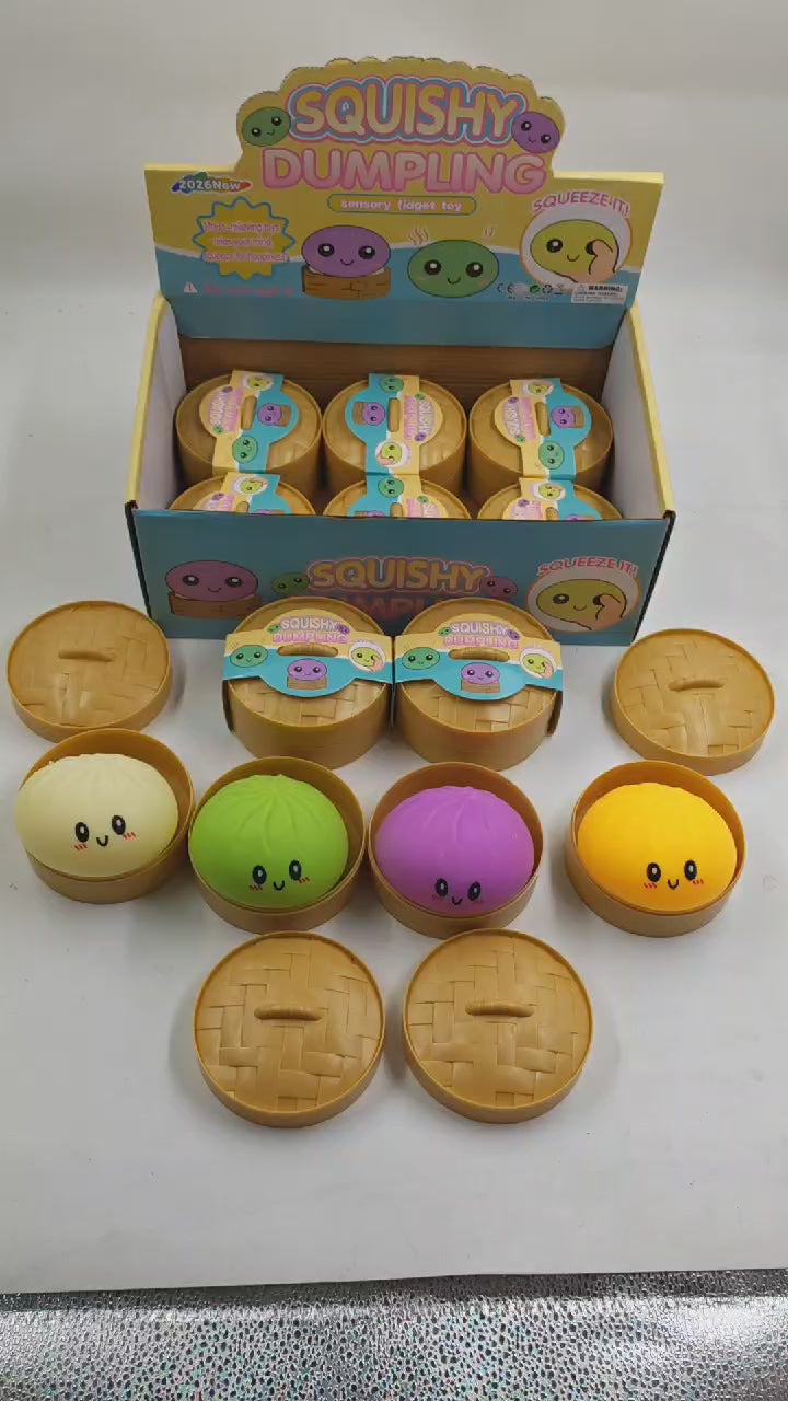 Squishy Dumpling Powder 8.5cm  (Assorted Colours)-2